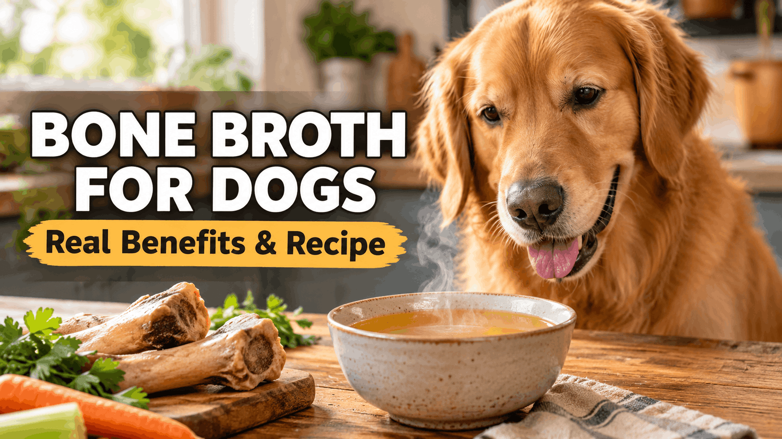 Bone Broth for Dogs: Real Benefits and How to Make It Safely