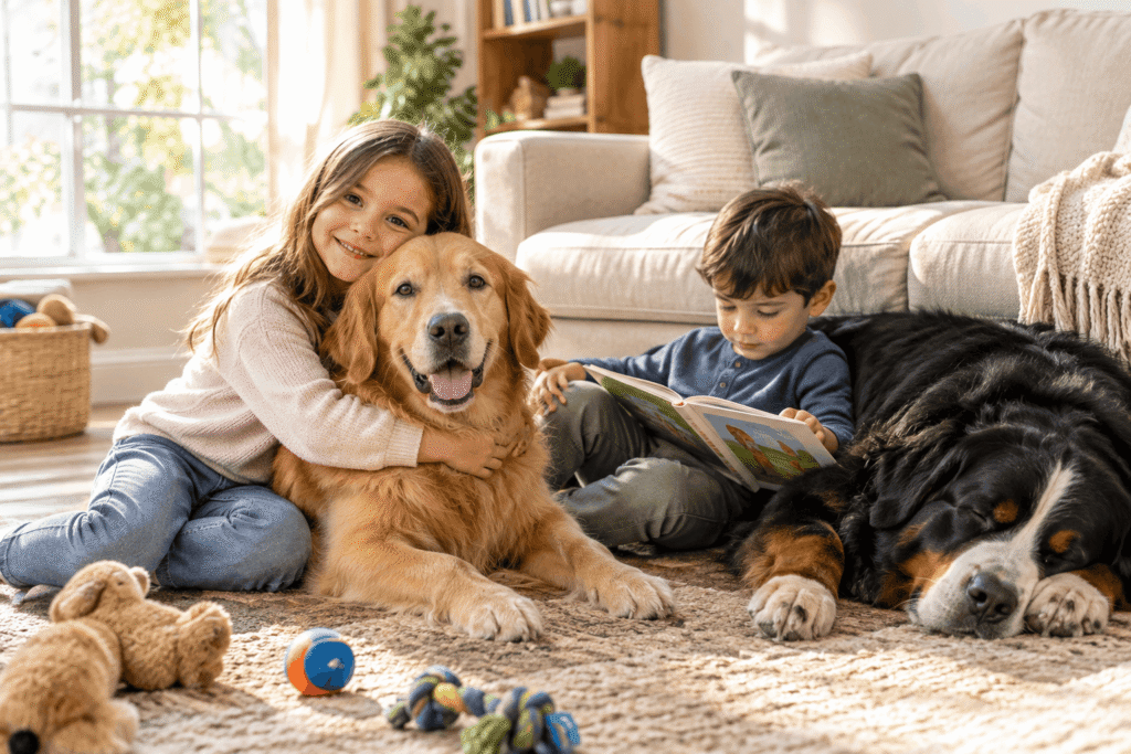 Last spring, my cousin Rachel and her husband sat their two kids down at the kitchen table and announced that the family was finally getting a dog. Her eight-year-old cried happy tears. Her four-year-old asked if the dog could sleep in his bed. Then came the hard part. Within a week, Rachel had a dozen browser tabs open, a long list of breeds, and more opinions from friends than she knew what to do with. One neighbor swore by Labradors. Another warned her off anything that shed. A sister-in-law shared a story about a beagle that ate an entire birthday cake off the counter. When she called me to talk it over, I realized that most “best family dog” lists skip the part that matters most. The right family dog is not simply the cutest or the most popular. It is the one that fits your home, your schedule, and your kids. So here is a practical look at seven breeds that consistently do well with families, along with the honest trade-offs for each. What Makes a Dog a Good Family Dog? A good family dog usually shares a few traits: a patient temperament, a willingness to learn, a sturdy build, and a genuine enjoyment of being around people. Energy level matters just as much. A dog that needs hours of activity every day will struggle in a busy household that can only manage a short evening walk. Size is part of the picture too. Large breeds are often gentle, but a big, excited dog can knock over a toddler without meaning any harm. Small breeds can be wonderful companions, but some are less tolerant of rough handling. And no breed comes with a guarantee. Individual personality, early socialization, and training shape a dog far more than a breed label ever will. 1. Labrador Retriever The Labrador was recognized by the American Kennel Club in 1917 and went on to become the most popular breed in the United States for 31 consecutive years. That kind of staying power comes from a friendly, even-tempered personality that fits easily into family life. Labs are eager to please, quick to learn, and happy to join in nearly any activity. The trade-off is energy. Labs are athletic dogs that need daily exercise and plenty to do, and a bored young Lab can be a destructive one. They also shed and love food, so keep an eye on portions and plan on regular brushing. 2. Golden Retriever Goldens are one of the most beloved breeds in the country, and it is easy to see why. Originally Scottish gundogs, they work as hunting partners, guide dogs, and search-and-rescue dogs, and they bring the same warmth and enthusiasm home to their families. They are intelligent, easy to train, and usually thrive on being included in everything. Expect a lot of fur, since Goldens need regular brushing to keep their coat in shape. It is also worth choosing a breeder who performs health screenings, because large sporting breeds can be prone to joint problems and other inherited conditions. 3. Standard Poodle Poodles are often overlooked as family dogs, which is a shame. They are widely regarded as one of the smartest breeds, very trainable, and athletic enough to keep up with active kids. Their curly coat sheds very little, which many families appreciate. The catch is grooming. That coat needs professional trimming every few weeks, and Poodles do best with a family that enjoys training and play. Keep in mind that no dog is truly hypoallergenic, so if allergies are a concern, spend time with the breed before you commit. 4. Beagle Beagles are compact, cheerful, and sturdy, which makes them a good match for kids who love being outside. They are social dogs that tend to enjoy company, including the company of other pets. Their nose runs the show, though. A Beagle that catches an interesting scent may ignore everything else, so secure fencing and a leash on walks are essential. They can also be vocal, and a bored Beagle will let the whole neighborhood know about it. 5. Newfoundland The Newfoundland has earned a reputation as a patient and watchful “nanny dog” for children. Sweet-tempered and calm, these gentle giants are famously good companions, and a full-grown male can stand around 28 inches tall and weigh 130 to 150 pounds. That size comes with real-life considerations. Newfoundlands need plenty of room, they drool, and their thick coat requires regular care. They are a wonderful fit for families with space, time, and a high tolerance for fur and slobber. 6. Boxer Boxers are loyal, affectionate, and playful, with a goofy streak that kids tend to love. They are also natural guardians who genuinely love being around their people, which makes them a good match for active families with older children. Their enthusiasm can be a lot for toddlers, since a bouncy Boxer may knock over a small child by accident. They need daily exercise but very little grooming. Because of their short faces, they can struggle in hot weather, so shade, water, and shorter outings matter in summer. 7. Bernese Mountain Dog Bernese Mountain Dogs combine a calm, affectionate nature with a striking tricolor coat. They were bred as farm dogs in Switzerland and handle cold, snowy weather well. They are usually good-natured, sociable, and happiest when they are close to their family. The main downsides are a thick coat that sheds heavily and a lifespan that tends to be shorter than that of many other breeds. They also like cooler weather and need moderate daily exercise, so they are best suited to families who can plan around those needs. How to Choose the Right Breed for Your Home Before falling for a breed, be honest about your daily routine. Think about how much time you have for walks and play, how much grooming you are willing to handle, and how much space you have. Also consider the ages of your children, since very young kids need constant supervision around any dog, no matter how gentle the breed. Adoption deserves a look too. Many shelters and rescues have wonderful family dogs, including mixed breeds, and staff can often tell you how a particular dog behaves around children. A Quick Note on Safety Even the friendliest dog needs boundaries. Teach children to be gentle, to avoid pulling ears or tails, and to leave a dog alone while he eats or sleeps. Never leave a young child alone with a dog, and give your dog a quiet space where he can retreat when he needs a break. Early socialization and basic training make a lasting difference in how well any dog fits into family life. FAQ Q1. What is the best dog breed for a family with small children? Golden Retrievers, Labrador Retrievers, and Newfoundlands are often recommended for their gentle and patient temperaments. Supervision still matters with any breed, and the individual dog’s personality is just as important as its breed. Q2. Are small dogs good for families? Some are, but it depends on the dog and the children’s ages. Small breeds can be more fragile and less tolerant of rough handling, so they often suit families with older kids who understand how to treat a dog gently. Q3. Which family dog breeds shed the least? Standard Poodles are a popular low-shedding choice. No dog is completely hypoallergenic, so if allergies are a concern, spend time with the breed before committing. Q4. Is a puppy or an adult dog better for a family? Puppies need a lot of time, training, and patience, while adult dogs often come with a more predictable temperament. Both can work well, depending on your family’s schedule and experience.